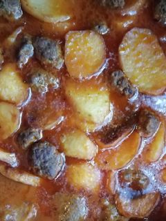 صورة لوصفة كفتة البطاطا مع الأرز سهلة وسريعة ولذيذة 😄😍