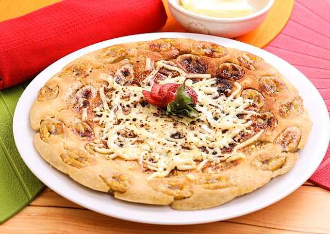 Resep Pizza Pisang Keju