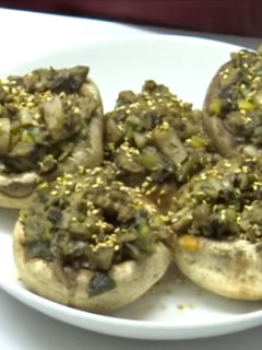 Una foto de Champiñones rellenos