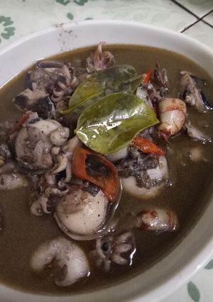 Foto resep Cumi tinta hitam berkuah