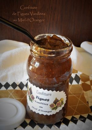Une photo de Confiture de figues blanches du jardin