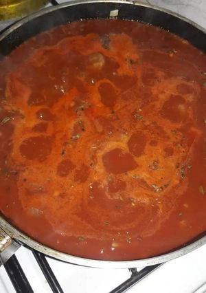 Una foto de Un buen tuco con carne