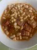 Fabada rápida en Thermomix