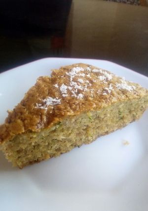 A picture of Zucchini coconut cake #author marathon#.