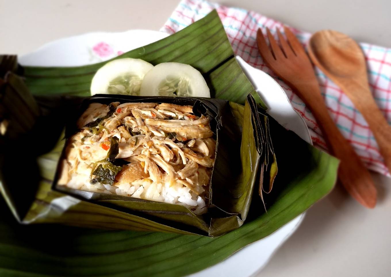 Nasi bakar ayam kemangi