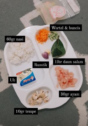 Foto resep Bubur ayam tempe mpasi day 6