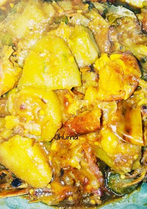 নারকেল দুধের পটল চিংড়ি রেসিপির প্রধান ছবি