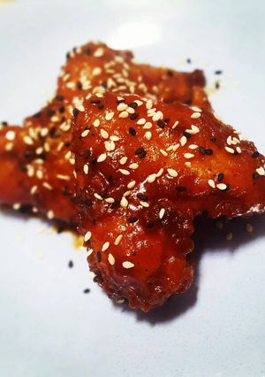 Foto resep Spicy Chicken Wing with gokujang