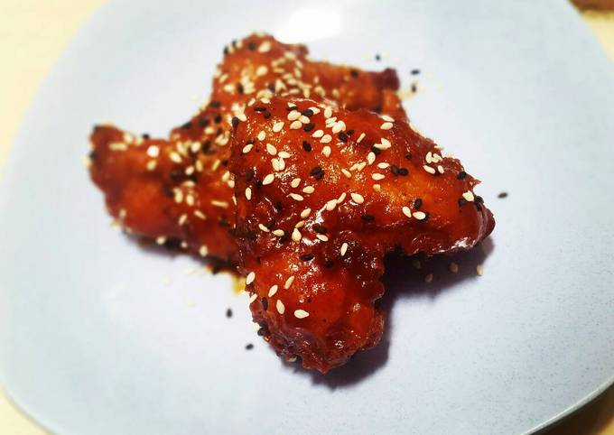 Resep: Spicy Chicken Wing with gokujang Sederhana Dan Enak