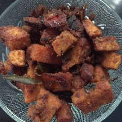 A picture of Elephant foot yam fry.