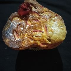 A picture of Peach cake.