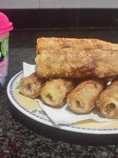 Foto principal de Flamenquines dulces de nocilla