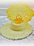 Flan di broccolo romano con fonduta