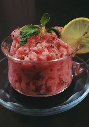 A picture of Watermelon Granita.