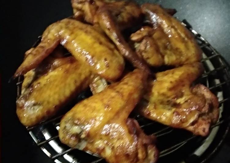 Resep Sayap ayam panggang tanpa oven yang Sempurna
