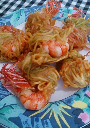 Foto resep Udang Selimut Mie Kriuk