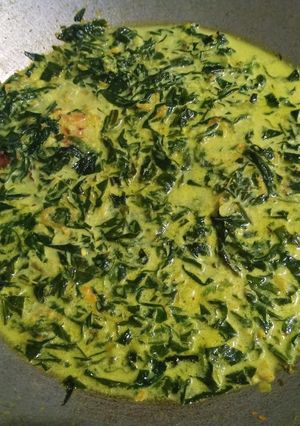 Foto resep Gulai daun singkong simple