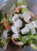 Salad cải caron - rong nho