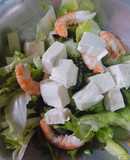 Salad cải caron - rong nho
