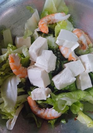 Hình của món Salad cải caron - rong nho.