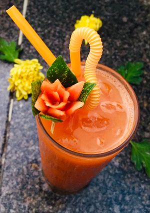 Hình của món Nước ép cà rốt +mật ong.