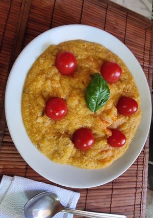 Una foto de Polenta decorada😋 #Delantalcookpad2026 Receta económica (36)
