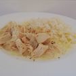 Pollo con crema fácil