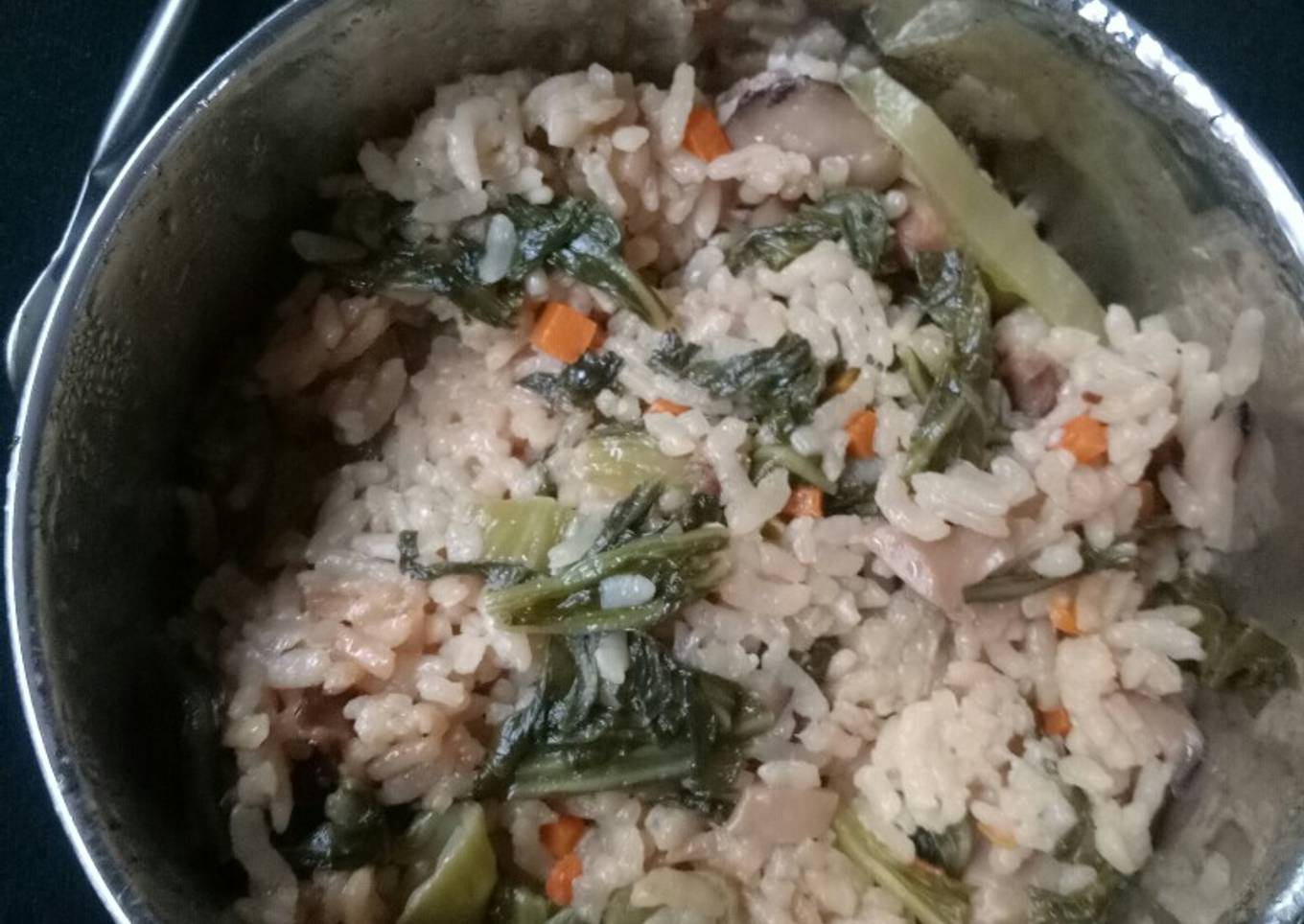 Kua chai pui / nasi sawi pahit