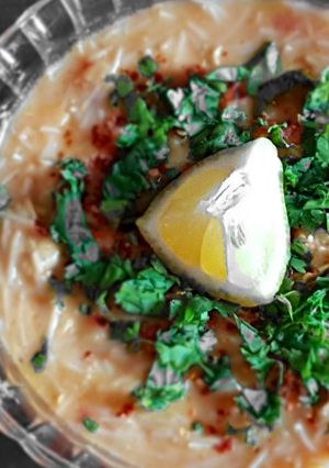 A picture of Chaaza (burmese dish).