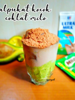 Foto resep Alpukat kocok coklat milo