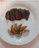 Filete al perejil con papas rústicas