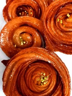 عکسی از دستور بامیه مارپیچ ترکیه🌻