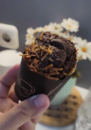 Foto resep Choco banana muffin (airfryer)