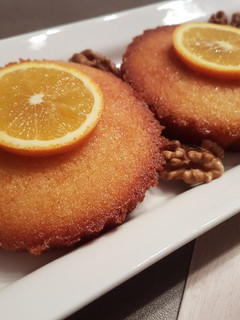 صورة لوصفة بسبوسة بالبرتقال 🍊 خفيفة ولذيذة 😋
