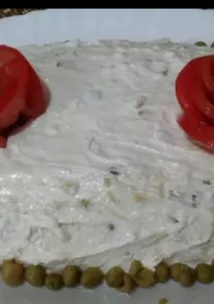 عکسی از دستور سالاد الویه