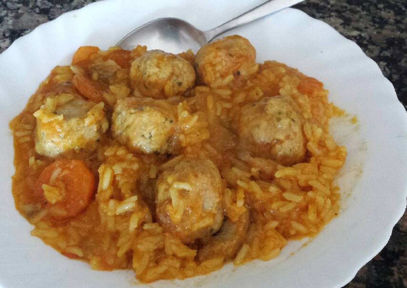Albóndigas con arroz de Jazmín 