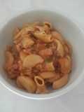 Coditos con carne molida
