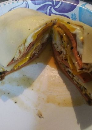 A picture of Peppered Low Carb Triple Triple Stacked.