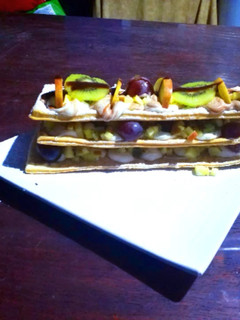 Una foto de Pastel mil hojas