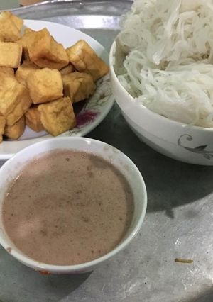 Hình của món Bún đậu mắm tôm.