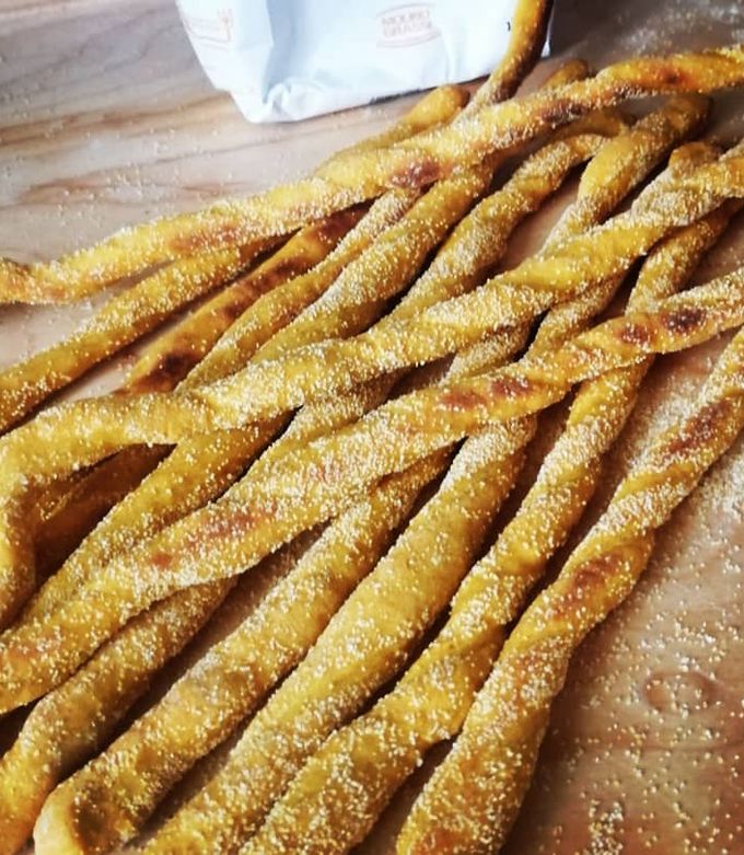 Foto di Grissini alla zucca senza lievito