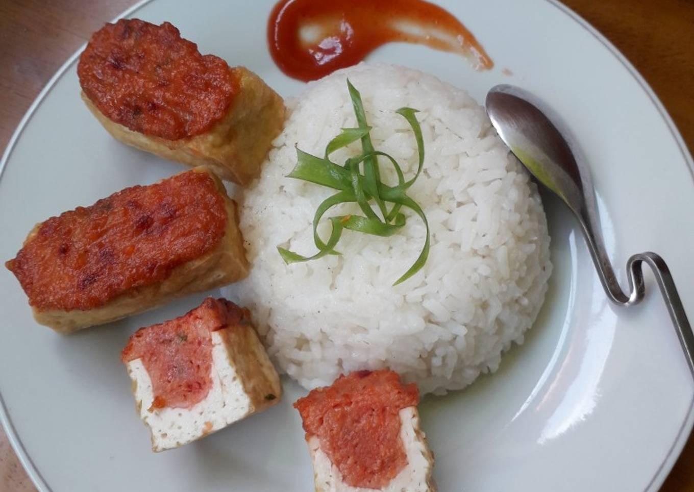 Tahu Bakso Merah Putih (Bakso Ayam Buah Bit) (11)