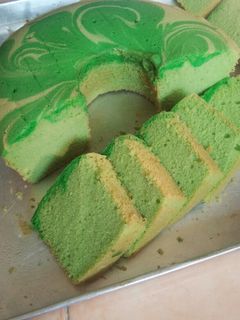 Foto resep Bolu panggang pandan lembut