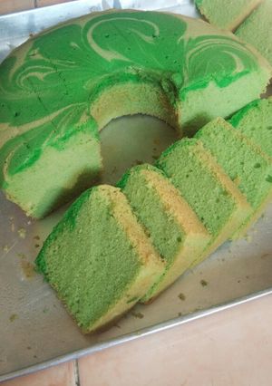 Foto resep Bolu panggang pandan lembut