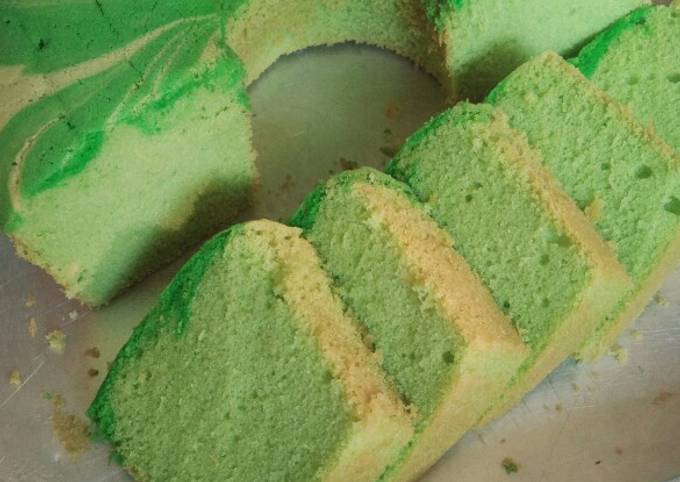 Bolu panggang pandan lembut