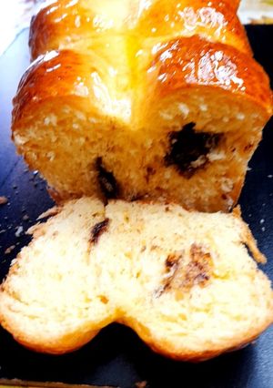 Une photo de Brioche au chocolat