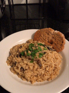 Una foto de Risotto de champiñones