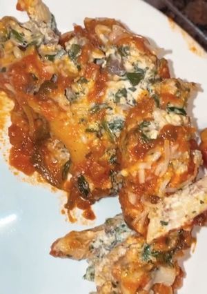 A picture of Healthy Vegan lasagna.