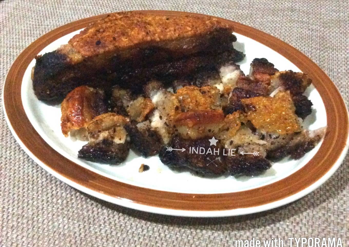 Babi panggang putih / siobak