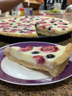 Una foto de Pie de yogurt